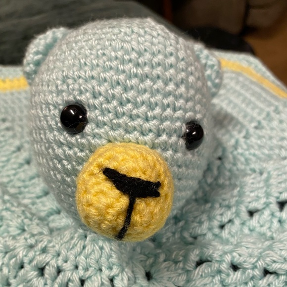 Handmade Bear Blanket Lovey - Picture 5 of 5